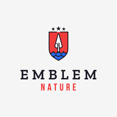 Simple Tree Family Crest Badge Emblem Logo Design Ideas