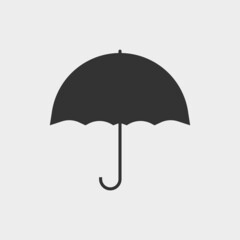 Umbrella vector icon illustration sign