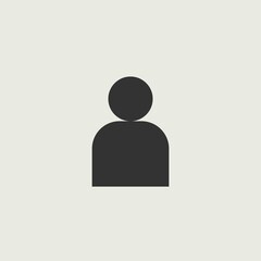 Person vector icon illustration sign