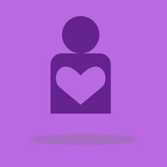 Healthy vector icon illustration sign