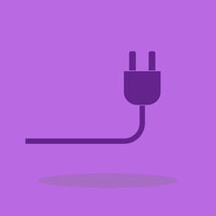 Plug vector icon illustration sign