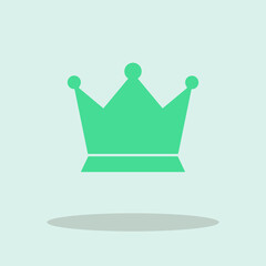 Crown vector icon illustration sign