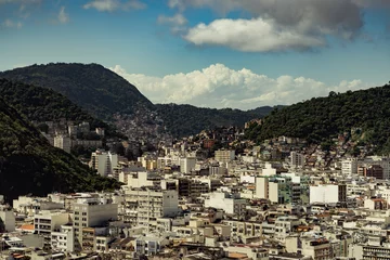 Gordijnen Favelas of Rio de Janeiro © callisto