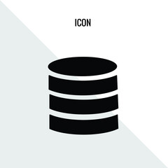 Data base vector icon illustration sign