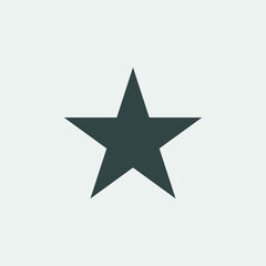 Star vector icon illustration sign