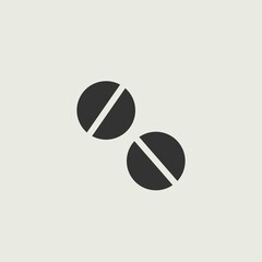 Medicine vector icon illustration sign