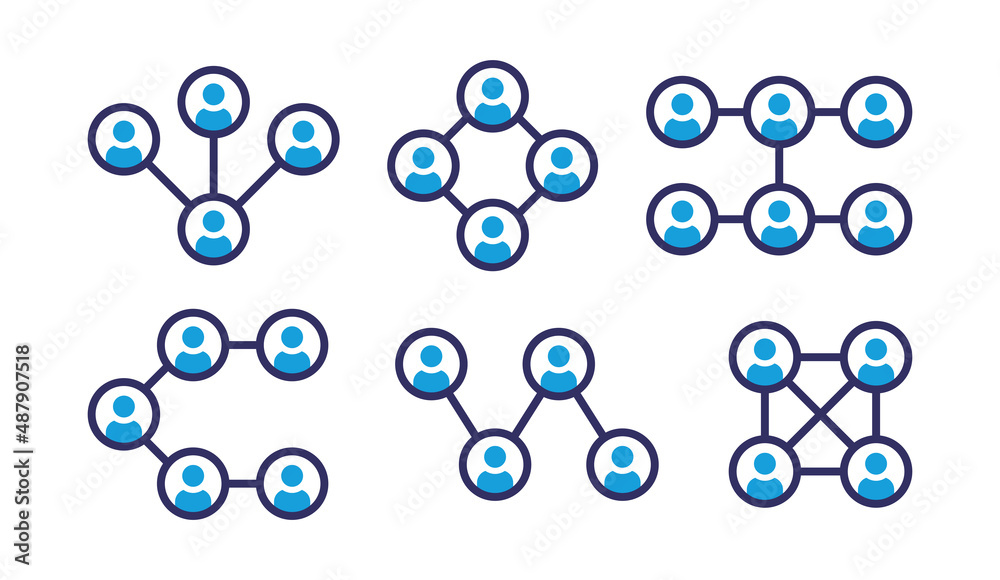 Poster user connection icon. teamwork icon vector illustration.