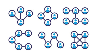 User connection icon. Teamwork icon vector illustration.