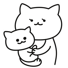 加工ok　ねこ素材No.116 子育て