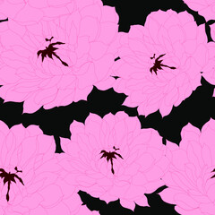 Beautiful seamless pattern with floral background.
