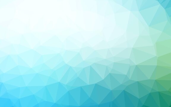 Light Blue, Green vector polygonal background. Colorful illustration in abstract style with gradient. Completely new template for your business design.