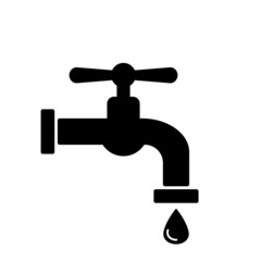 Tap Water Faucet Icon Vector Illustration Design