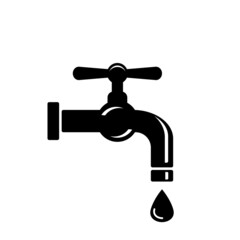 Tap Water Faucet Icon Vector Illustration Design