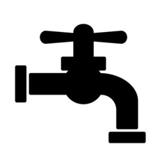 Tap Water Faucet Icon Vector Illustration Design