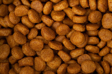 Cat food textures for backgrounds and wallpaper. Texture background. Abstract background. Macro photography. Close up