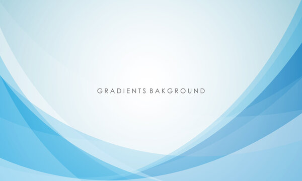 Gradients abstract background with blue color concept