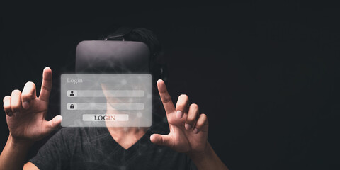 Login or Register Login to the system with the online digital world, metaverse security protection system.