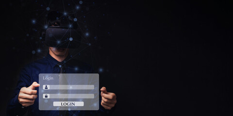 Login or Register Login to the system with the online digital world, metaverse security protection system.