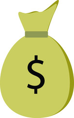 illustration vector earning money for business