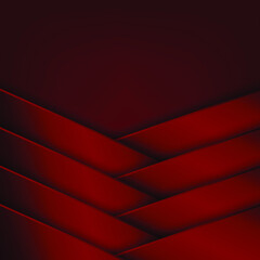 Red geometric background. Vector illustration.