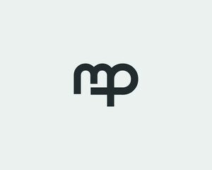 MP Letter Logo Design