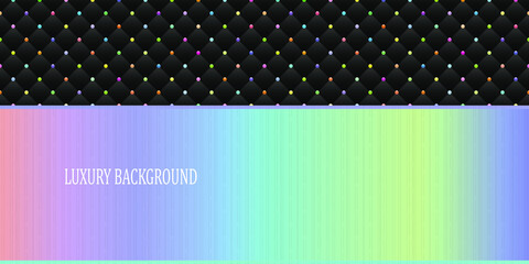 Abstract geometric background with colorful beads. Vector illustration.