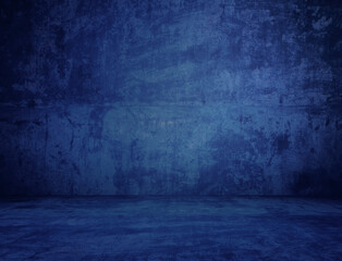 blue concrete background