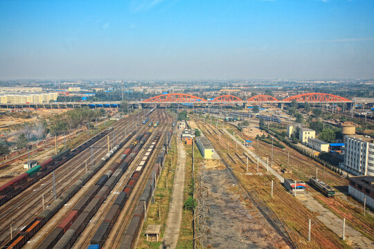 Zhengzhou north station view