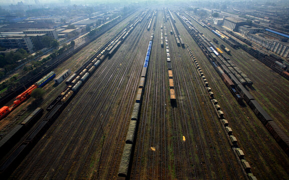 Zhengzhou north station railways