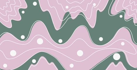 Pastel color abstract waves background.