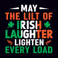 St. Patrick's day T-shirt design template