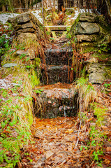 Particolare neve che si scoglie