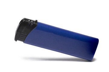 Closeup modern blue black lighter white background