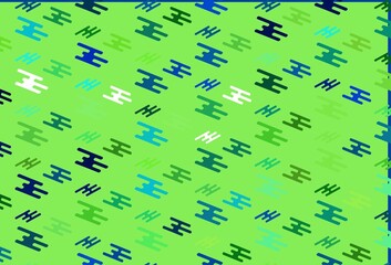 Light Multicolor, Rainbow vector texture with colorful lines.