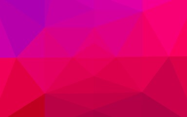 Light Purple, Pink vector triangle mosaic texture.