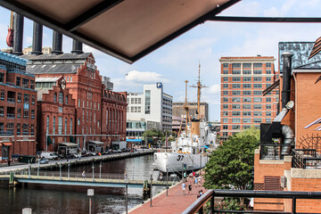 view of baltimore harbor 