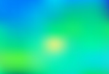 Light Blue, Yellow vector blurred shine abstract pattern.