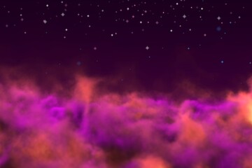 Fototapeta premium Abstract background design illustration of space mist concept with stars you can use for decorating purposes