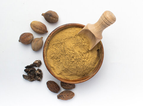 Indian ayurvedic Triphala hard is ancient medicine for indigestion problems