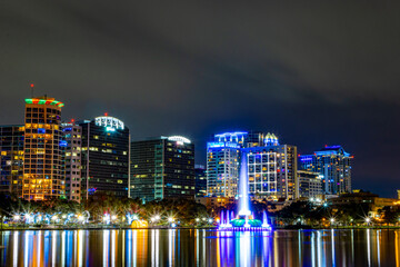 Orlando, Florida downtown skyline