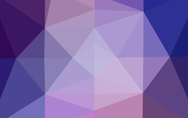 Dark Purple vector abstract mosaic backdrop. Modern geometrical abstract illustration with gradient. Polygonal design for your web site.