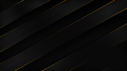Obraz premium Luxury dark background template with metallic texture