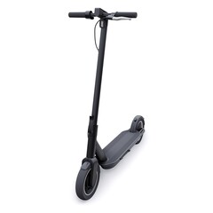 electric folding scooter for leisure and city trips 3D illustration