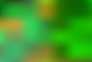 Light Green vector blur pattern.