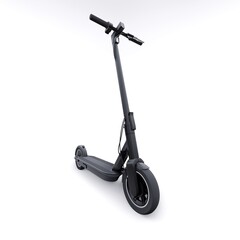 electric folding scooter for leisure and city trips 3D illustration