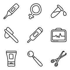 Pack of Medical And Pharmaceutical Icons

