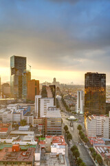 Mexico City cityscape, HDR Image