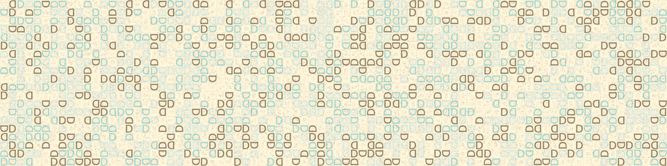Abstract Geometric Pattern generative computational art illustration