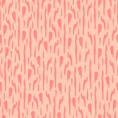Abstract seamless pattern with brush strokes. Vector illustration. 