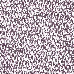 Vector seamless pattern with chaotic elements. Abstract print. Trendy illustration.